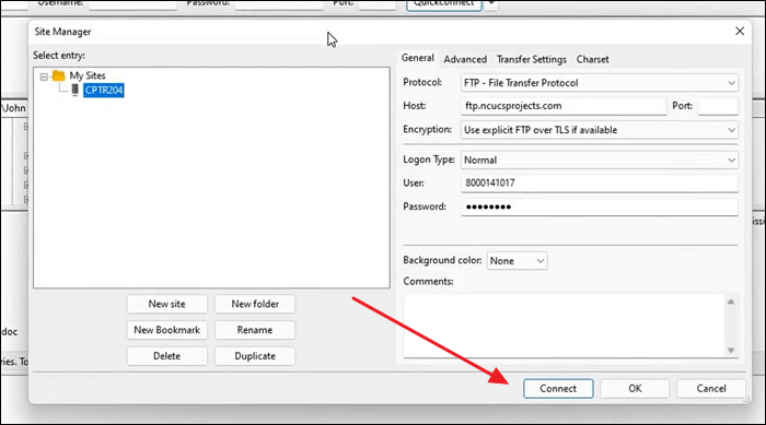 Dateien per FTP teilen