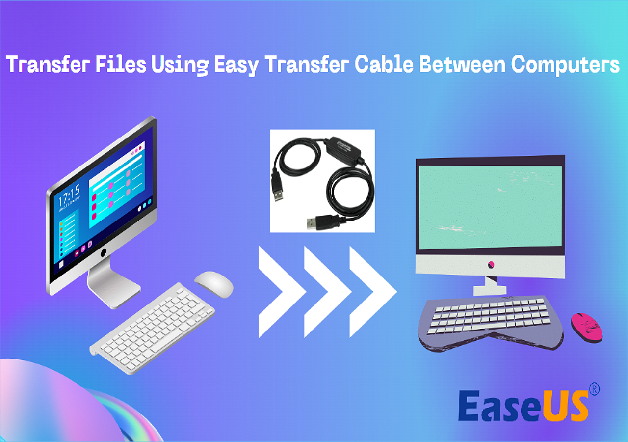 Transfer Files Using Easy Transfer Cable Between PCs