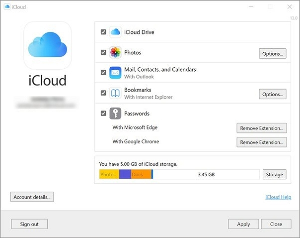 baixe o aplicativo icloud para desktop