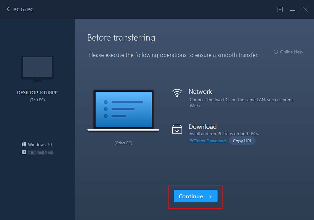 how to transfer files from old pc to new pc