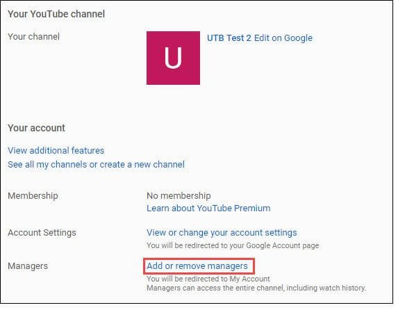How to add  managers to your channel