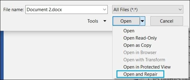 accedere aprire e riparare
