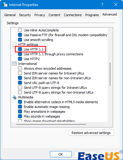 Prüfen Sie die http