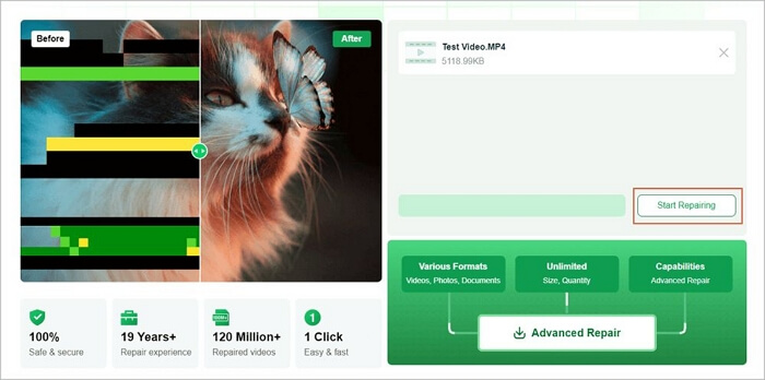 commencer à réparer