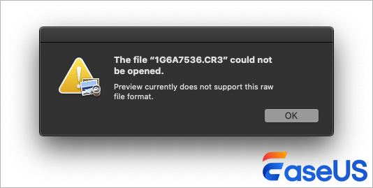 CR3 lässt sich auf dem Mac nicht öffnen