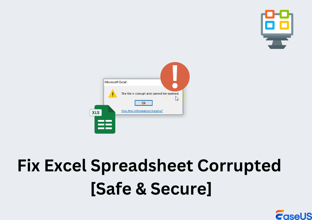 Solve Excel Spreadsheet Corrupted Erro Now🙆♀️