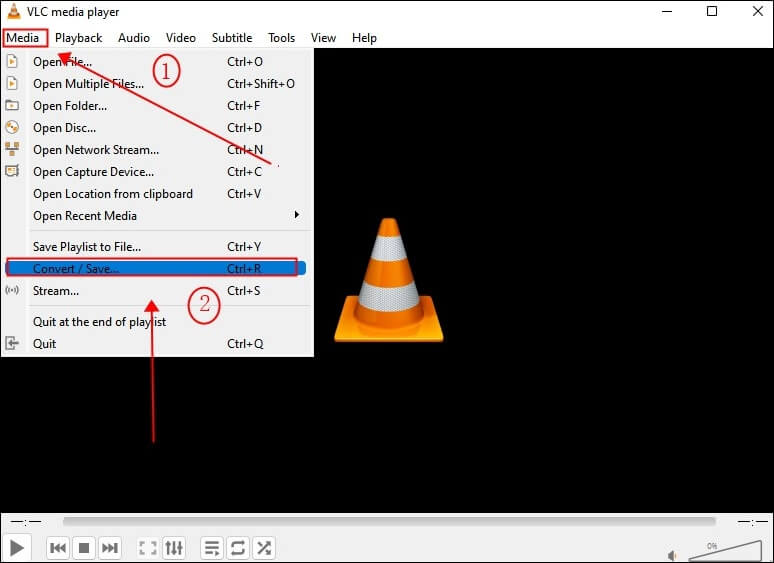 選擇媒體或轉換