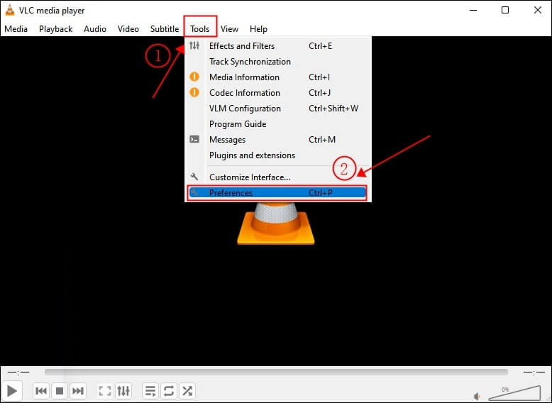 プリファレンスを選ぶ