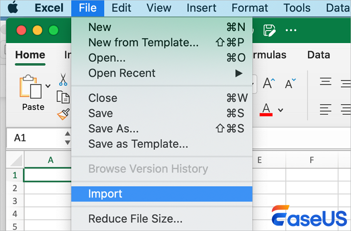 在 Microsoft Excel 中開啟 CSV 文件