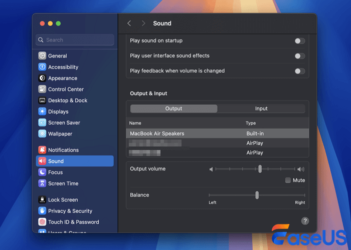 檢查輸出揚聲器