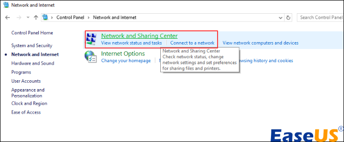 網路與共享中心