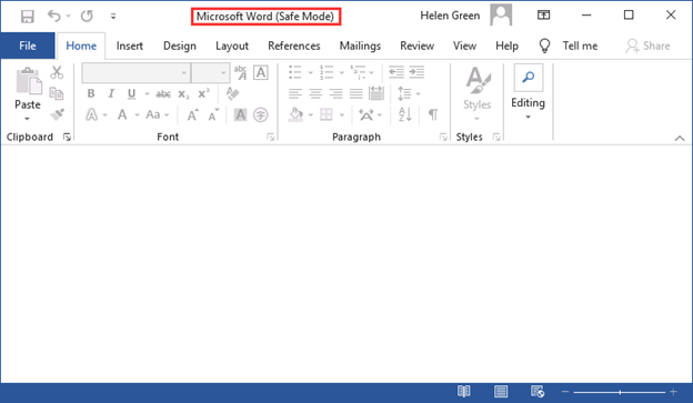 MS Word im abgesicherten Modus starten