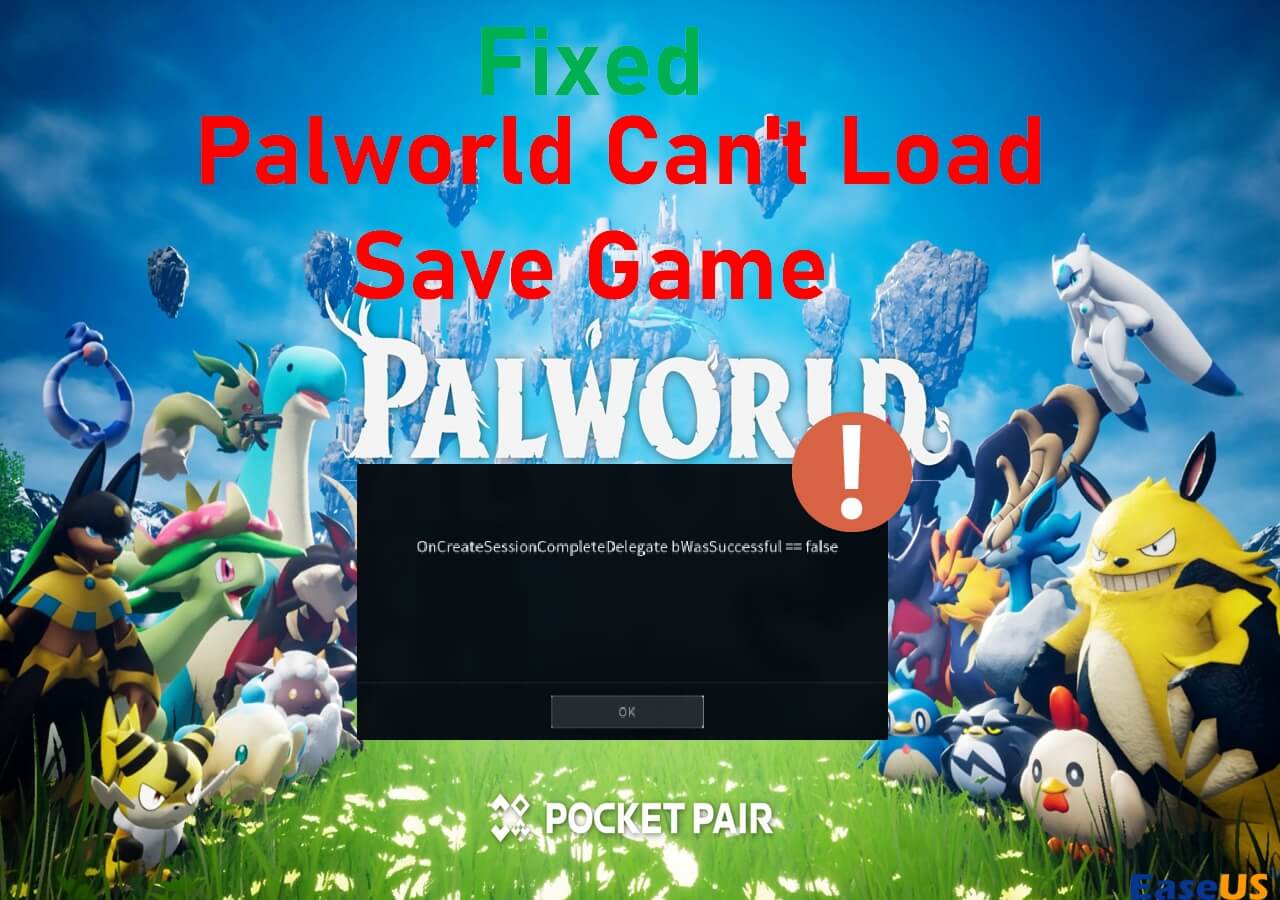 Palworld Can't Load Save Game