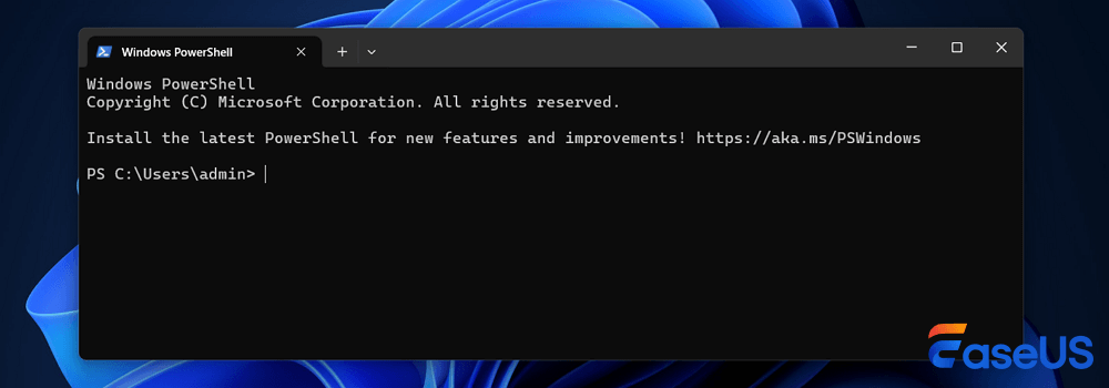 Windows 上的 powershell