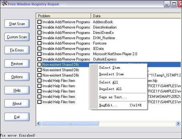 레지스트리 수정기