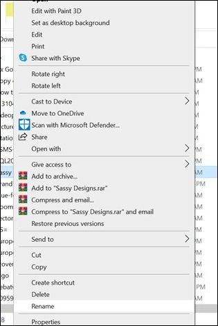 Bilddatei umbenennen