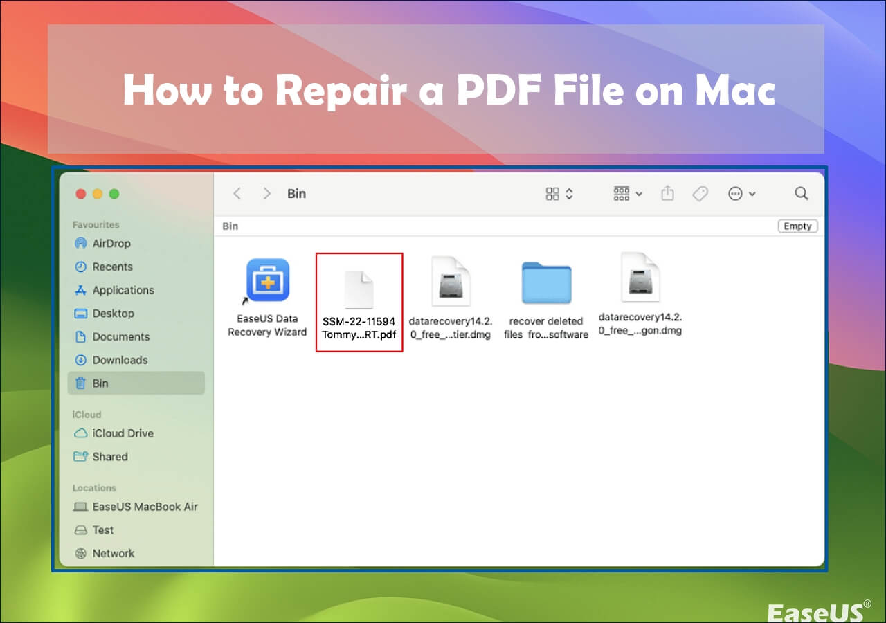 How to Repair a PDF File on Mac [Quick Ways]
