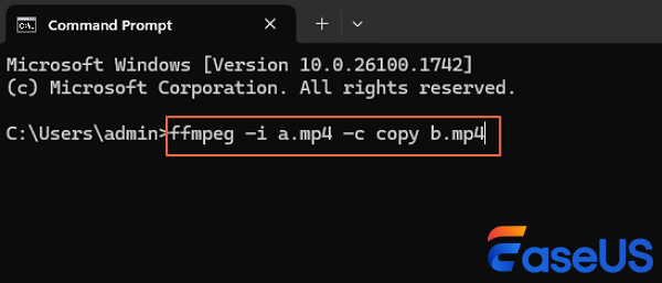 reparar vídeo con FFmpeg