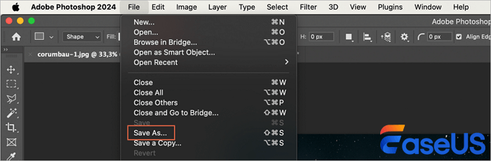 CR3 als JPG in Photoshop speichern