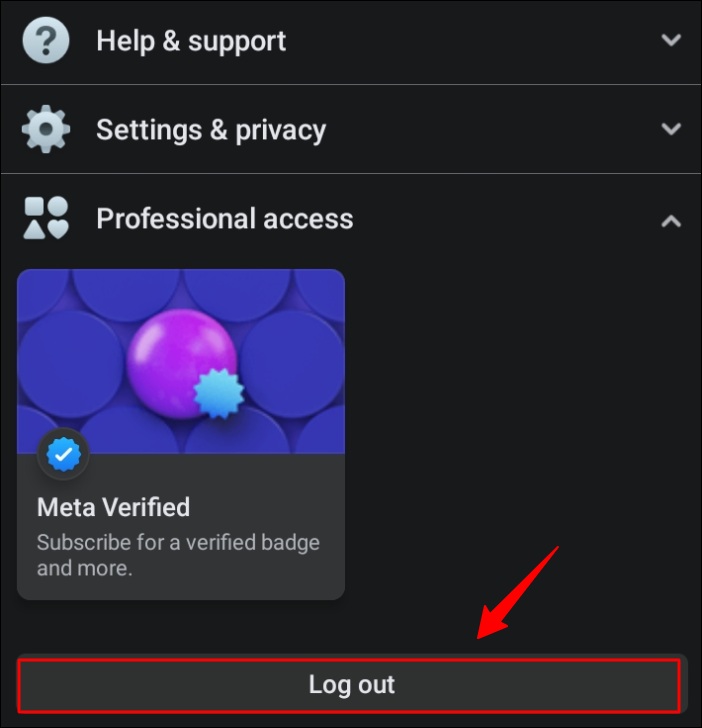 drücken Sie die Abmeldetaste