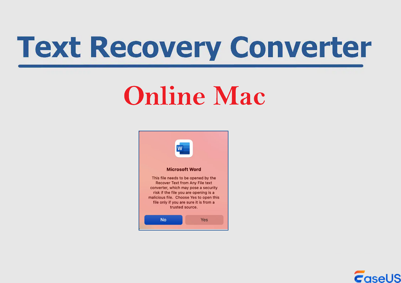 Text Recovery Converter Online Mac: Corrupted Files Repair