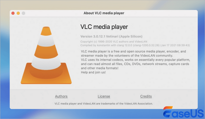 輸入 vlc 打開