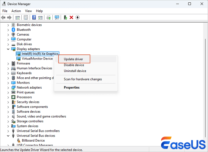 actualizar controlador gráfico
