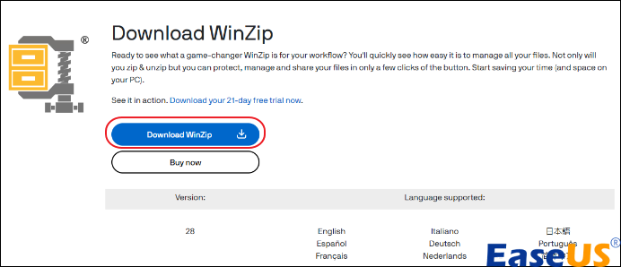 usar winzip