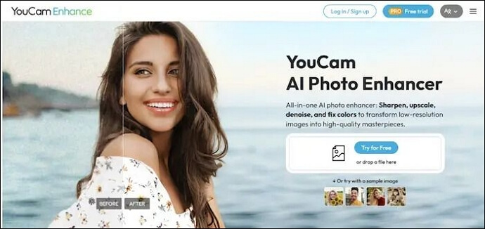 AI Photo Enhancer: Enhance photo quality for free