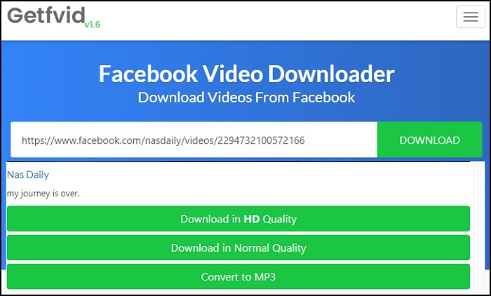 download audio facebook video online