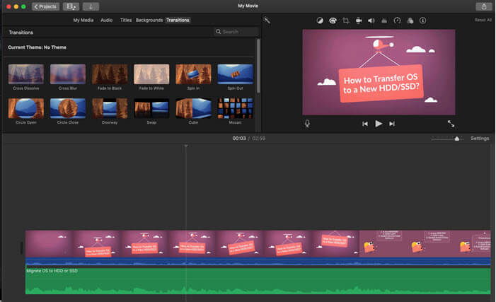 how to extract audio from video imovie