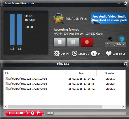 convert audio file for youtube online free