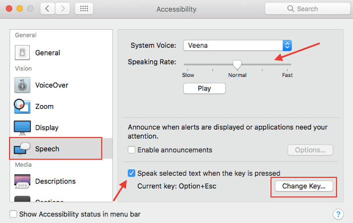 use speech to text on mac