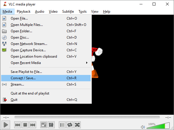 how to separate audio from video using vlc