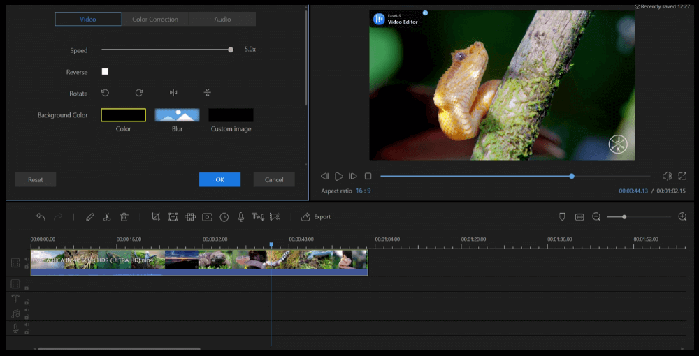 How to Edit the Video Colors for Free EaseUS