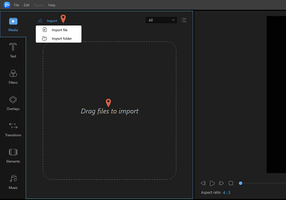 import video files