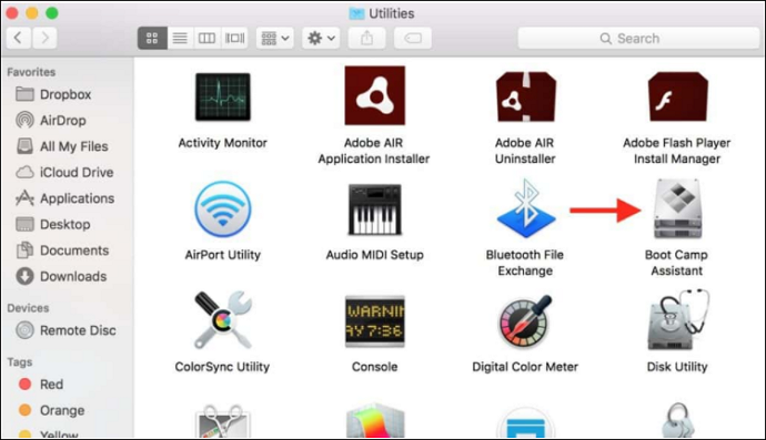 ubicación del campamento