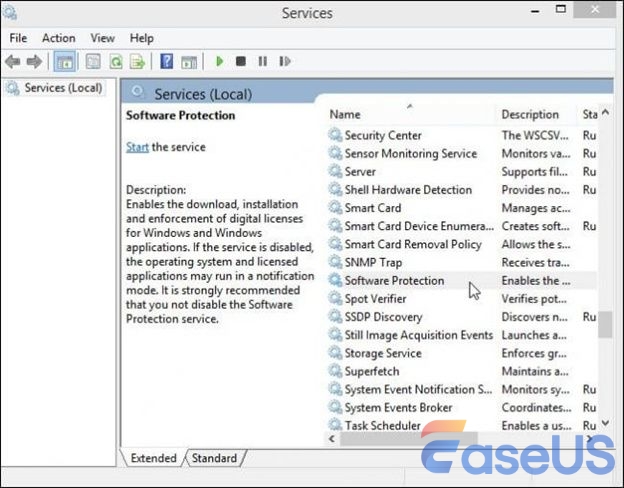 Verifique o status do serviço