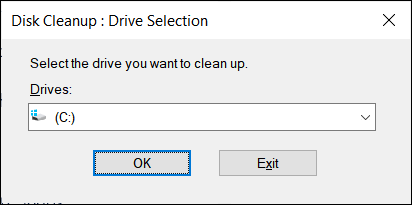 confirm the drive