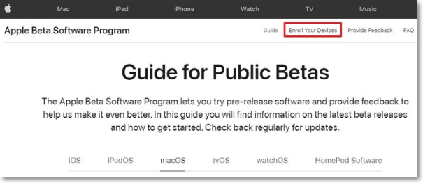 registrare i tuoi dispositivi
