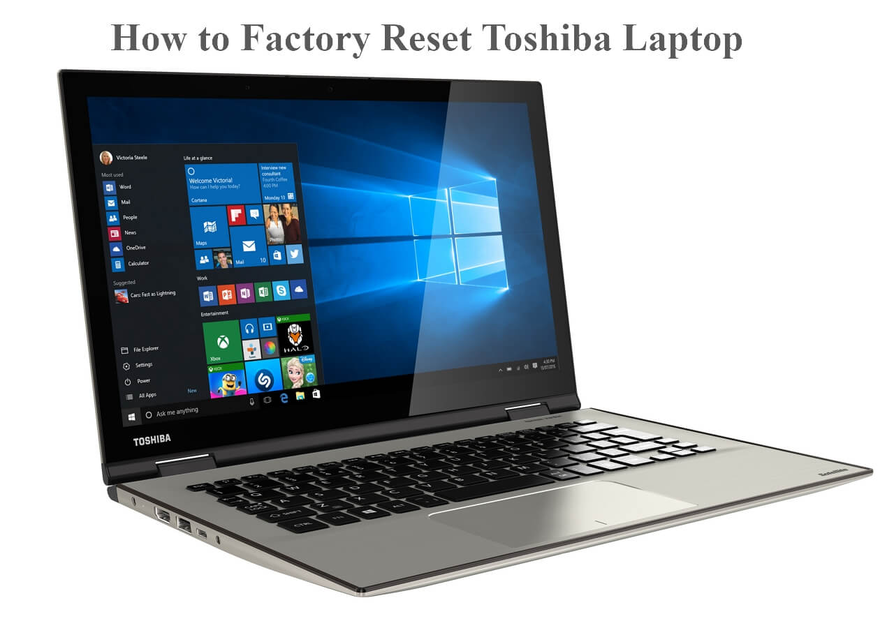 How to Factory Reset Toshiba Laptop [Full Guide 2024] EaseUS