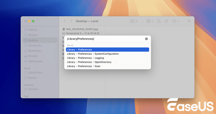 locate Preferences folder