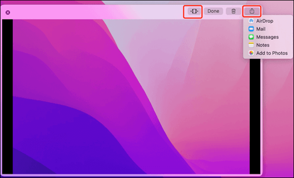 choose to wipe or save the recording