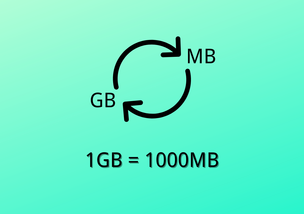 How Many Megabytes Are There in a Gigabyte - EaseUS