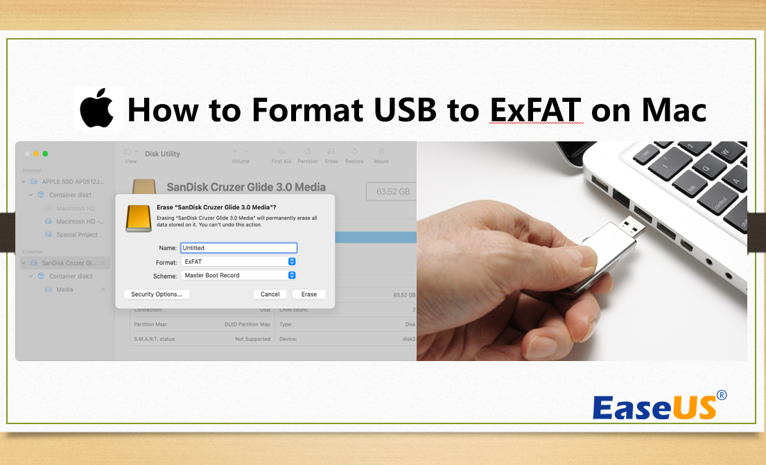 How to Format USB exFAT [2023 Best Ways]-
