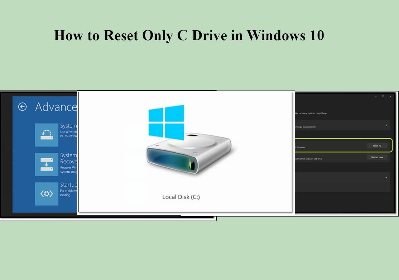 How do I recover my C drive in Windows 10?