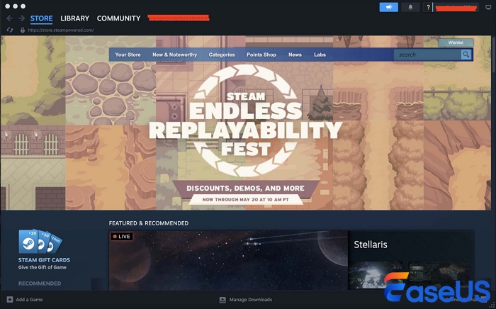 Steam auf dem Mac starten