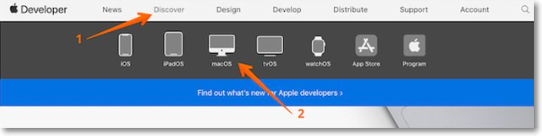 selezionare il dispositivo macos