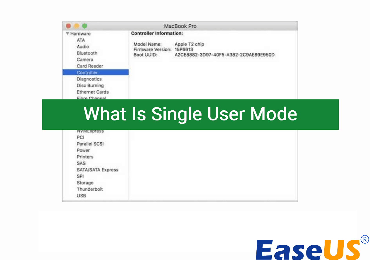 What Is Single User Mode Mac? How to Boot Into it? EaseUS