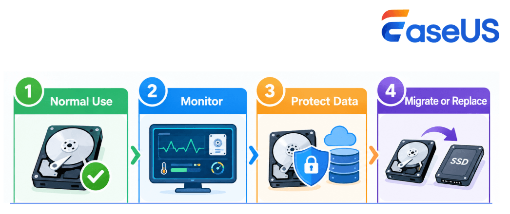 Protect HDD SSD in good state